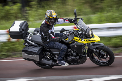 【スズキ Vストローム250 試乗】250ccでも堂々たるスタイル!“軽SUV”のような存在…青木タカオ 画像