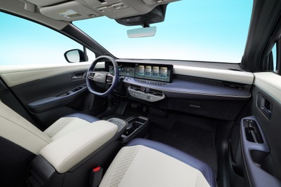 日産 リーフ 新型、室内に用意された「Engawa 緑側」とは? 画像